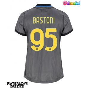 Inter Milan Alessandro Bastoni #95 Dámské Alternativní Dres 2026-27 Krátký Rukáv